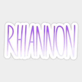 Rhiannon Purple Ombre Sticker